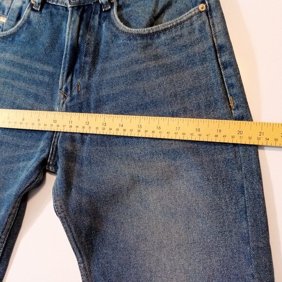 Diesel Industry Jeans Mens  Regular Straight Leg Blue Fading Whiskering SZ 30 - Picture 11 of 16